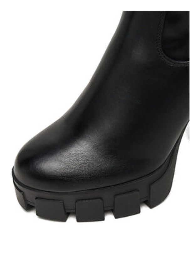 DeeZee Kozaki 339-1 Czarny. Kolor: czarny. Materiał: syntetyk, materiał