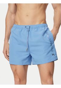 Karl Lagerfeld - KARL LAGERFELD Szorty kąpielowe B1M46001 Niebieski Regular Fit. Kolor: niebieski. Materiał: syntetyk #1