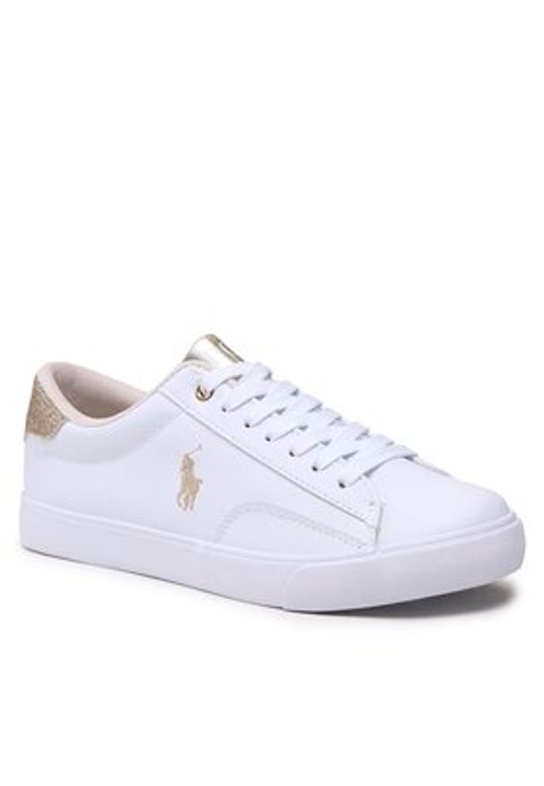 Polo Ralph Lauren Tenisówki Theron V RF104098 Biały. Kolor: biały. Materiał: skóra