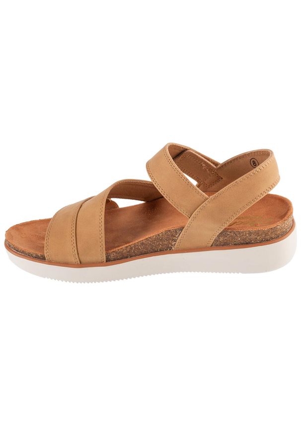 skechers - Sandały damskie, Lifted Comfort. Kolor: brązowy