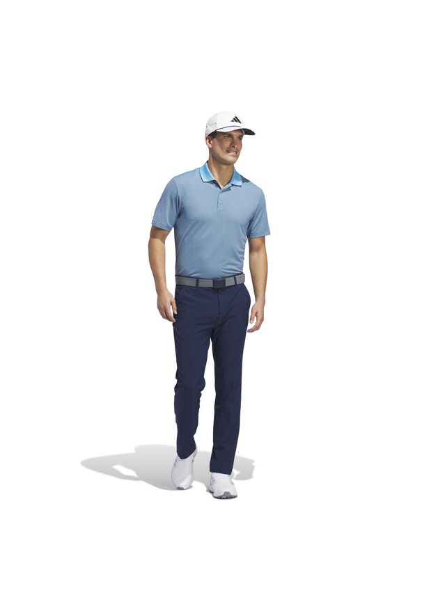 Adidas - Polo adidas Ottoman. Typ kołnierza: polo. Kolor: niebieski. Styl: sportowy