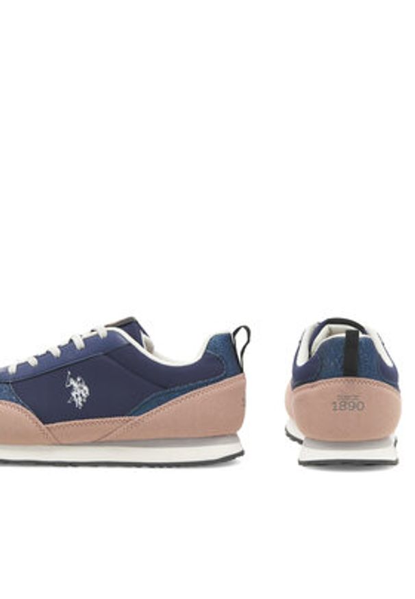 U.S. Polo Assn. Sneakersy NOBIK013 Granatowy. Kolor: niebieski. Materiał: materiał