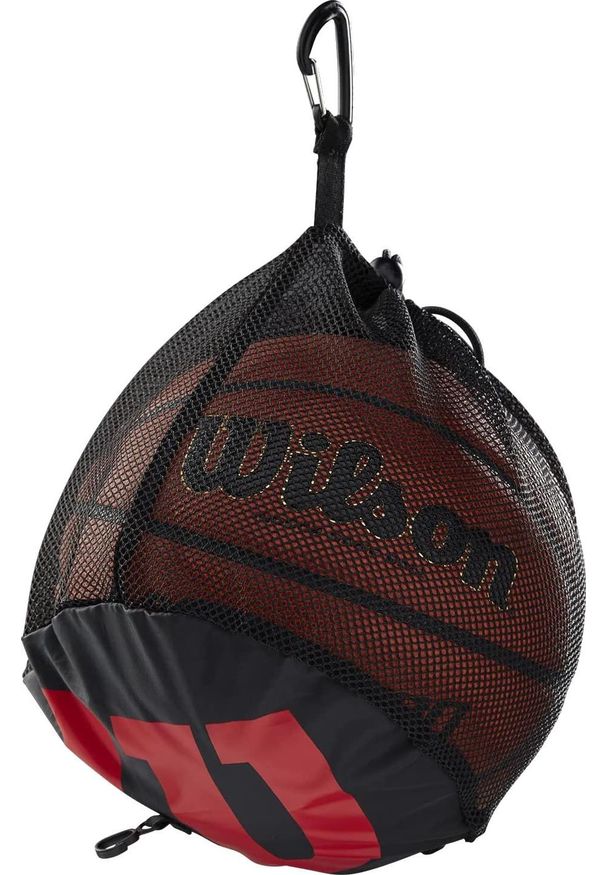 Wilson Wilson Single Basketball Bag WTB201910 Czarne One size. Kolor: czarny. Sport: koszykówka