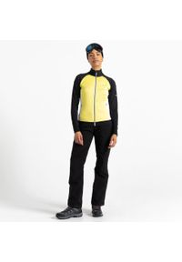 DARE 2B - Bluza turystyczna damska Elation II szybkoschnąca. Kolor: żółty. Materiał: polar. Sport: turystyka piesza