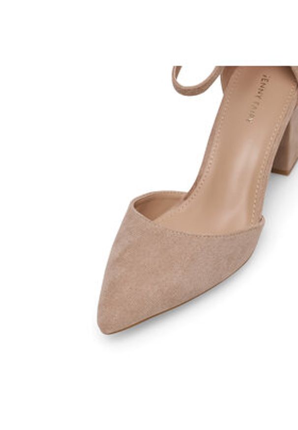 Jenny - JENNY Czółenka AMMA WSS20968-01. Beżowy. Kolor: beżowy. Materiał: materiał