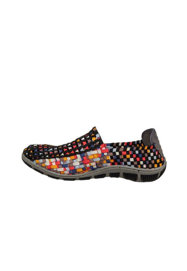 Półbuty Rock Cape Horn Pluto 032006, Wielokolorowy, Materiał. Kolor: wielokolorowy. Materiał: tkanina. Szerokość cholewki: normalna. Sezon: lato. Styl: rockowy