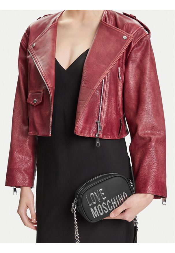 Love Moschino - LOVE MOSCHINO Torebka JC4026PP1NKD000B Czarny. Kolor: czarny. Materiał: skórzane