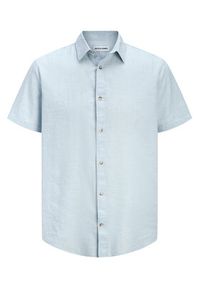 Jack & Jones Koszula Summer 12289160 Błękitny Regular Fit. Kolor: niebieski. Materiał: len #5