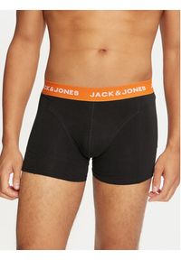 Jack & Jones - Jack&Jones Komplet 3 par bokserek Solid 12259087 Czarny. Kolor: czarny. Materiał: bawełna #4