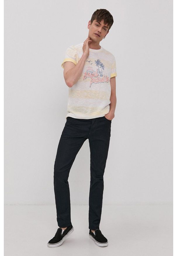 Jack & Jones - Jeansy TIM. Kolor: szary