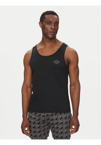Hugo - HUGO Tank top Jo 50540080 Czarny Regular Fit. Kolor: czarny. Materiał: bawełna