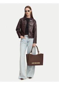 Love Moschino - LOVE MOSCHINO Torebka JC4107PP1PKD0300 Brązowy. Kolor: brązowy. Materiał: skórzane #1