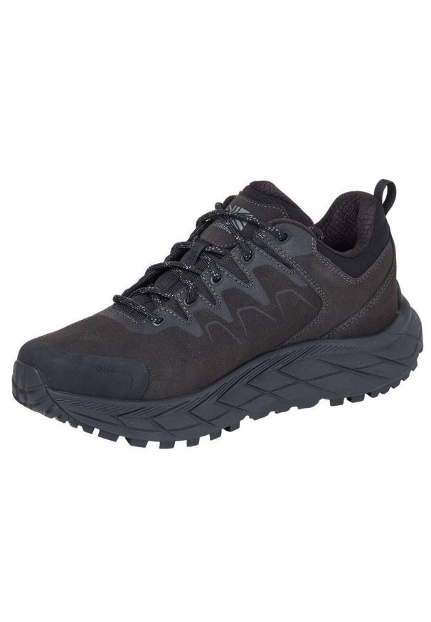 Buty trekkingowe męskie Karrimor Goshawk Low. Kolor: czarny. Materiał: skóra, zamsz