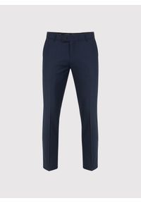 Pako Lorente - PAKO LORENTE - Spodnie garniturowe w subtelną kratę. Okazja: na studniówkę, na spotkanie biznesowe. Materiał: poliester, wełna. Styl: biznesowy #4