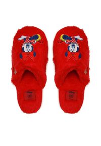 Kapcie Minnie Mouse. Kolor: czerwony. Wzór: motyw z bajki #1
