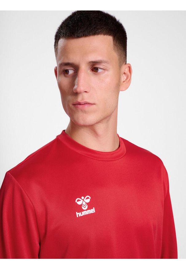 Hummel - Bluza hmlESSENTIAL SWEATSHIRT. Kolor: czerwony, różowy, wielokolorowy