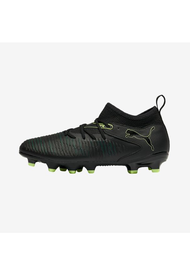 Buty piłkarskie dla dzieci Puma Future 8 Match FG/AG. Kolor: czarny. Szerokość cholewki: normalna. Sport: piłka nożna