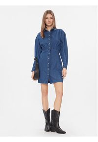 Pepe Jeans Sukienka jeansowa Julie PL953449 Niebieski Slim Fit. Kolor: niebieski. Materiał: bawełna #5