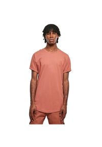 Koszulka Urban Classics Long Shaped Turnup Duże rozmiary. Kolor: pomarańczowy, czerwony, wielokolorowy #1