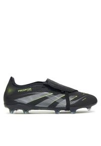 Adidas - adidas Buty do piłki nożnej Predator Pro Fold-Over Tongue Firm Ground JS4072 Czarny. Kolor: czarny. Materiał: skóra