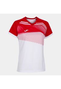 Joma - Koszulka do piłki nożnej dla dziewczyn Supernova II. Kolor: czerwony, biały, wielokolorowy. Sport: piłka nożna