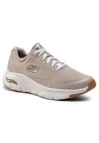 skechers - Skechers Sneakersy Arch Fit 232040/TPE Beżowy. Kolor: beżowy. Materiał: materiał #7