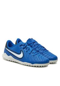 Nike Buty do piłki nożnej Jr Legend 10 Club Tf DV4355 400 Niebieski. Kolor: niebieski. Materiał: skóra