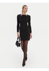 Rinascimento Sukienka koktajlowa CFC0126529003 Czarny Slim Fit. Kolor: czarny. Materiał: syntetyk. Styl: wizytowy #2