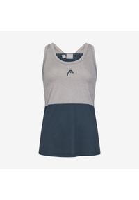 Head - Koszulka bez rękawów damska PADEL Tech Tank Top. Kolor: niebieski, szary, wielokolorowy. Materiał: jersey, materiał. Długość rękawa: bez rękawów