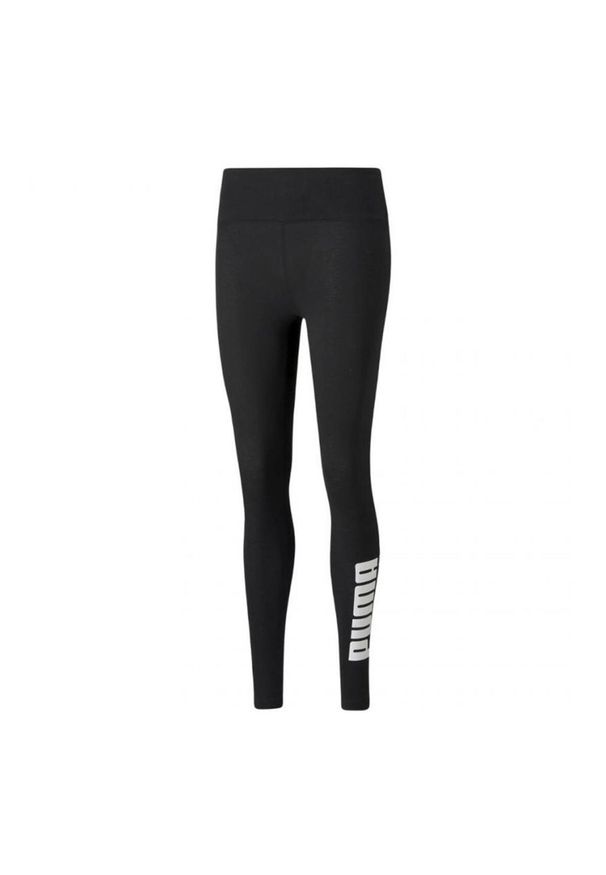 Puma - Damskie Legginsy Z Logo Power. Kolor: czarny
