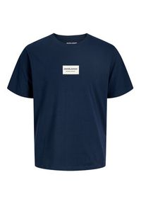 Jack & Jones T-Shirt Frank 12288092 Granatowy Relaxed Fit. Kolor: niebieski. Materiał: bawełna #8