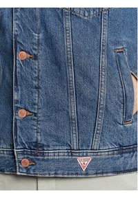 Guess Kurtka jeansowa Dillon M3RXN1 D4T9C Granatowy Regular Fit. Kolor: niebieski. Materiał: jeans, bawełna, lyocell
