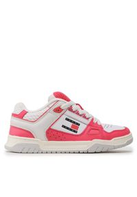 Tommy Jeans Sneakersy Skate Sneaker EN0EN02129 Różowy. Kolor: różowy. Materiał: skóra. Sport: skateboard #1