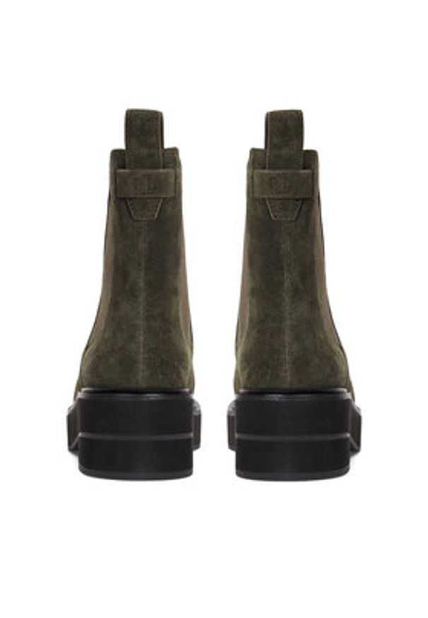 Lauren Ralph Lauren - LAUREN RALPH LAUREN Sztyblety 802951237002 Zielony. Kolor: zielony. Materiał: zamsz, skóra