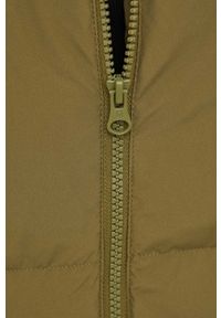 United Colors of Benetton kurtka puchowa męska kolor zielony zimowa. Okazja: na co dzień. Kolor: zielony. Materiał: puch. Sezon: zima. Styl: casual #6