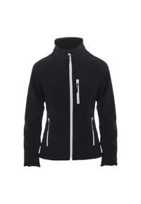 ROLY - Kurtka Damska Antartida Soft Shell. Kolor: czarny. Sport: turystyka piesza #1