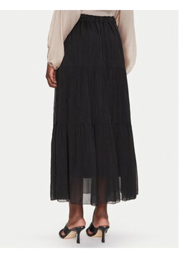 Dixie Spódnica maxi G207W007A Czarny Regular Fit. Kolor: czarny. Materiał: jedwab