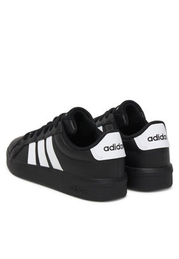 Adidas - adidas Sneakersy Grand Court 3.0 KJ4367 Czarny. Kolor: czarny. Materiał: skóra