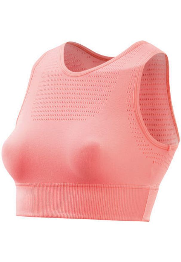 SKINS - Biustonosz Skins DNAmic Square Seamless. Kolor: różowy. Sport: fitness