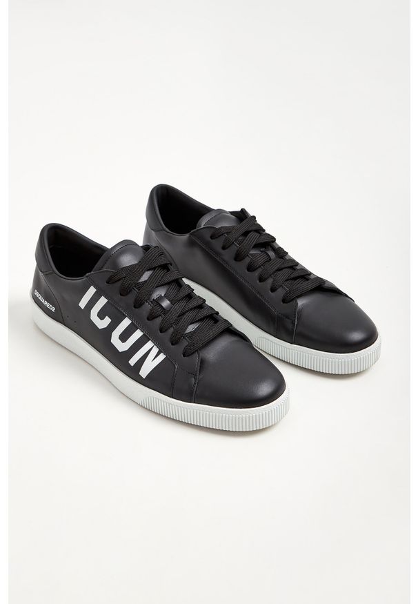 Sneakersy DSQUARED2. Materiał: skóra, materiał. Wzór: nadruk
