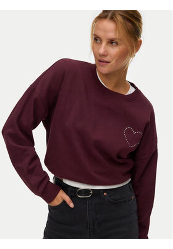 Vero Moda Bluza Lotte 10333544 Fioletowy Regular Fit. Kolor: fioletowy. Materiał: syntetyk