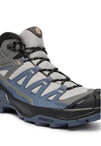 salomon - Salomon Trekkingi X Ultra 360 Mid GTX L45390700 Szary. Kolor: szary. Materiał: skóra #6