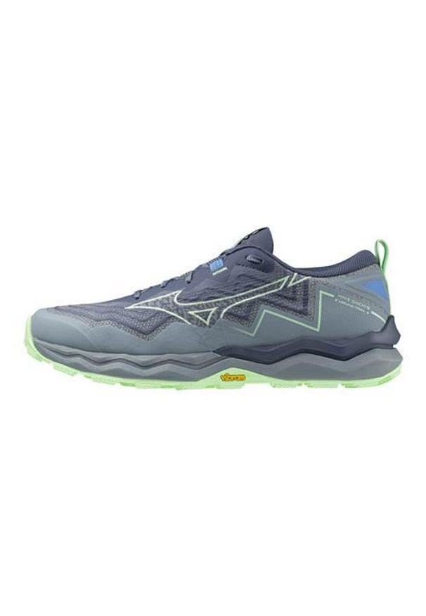 Buty do biegania męskie Mizuno Wave Daichi 9. Zapięcie: sznurówki. Kolor: szary. Materiał: syntetyk, tkanina, materiał. Szerokość cholewki: normalna. Model: Mizuno Wave. Sport: bieganie