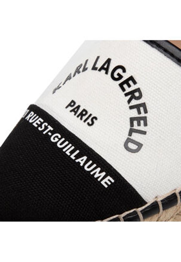 Karl Lagerfeld - KARL LAGERFELD Espadryle KL80108 Biały. Kolor: biały. Materiał: materiał