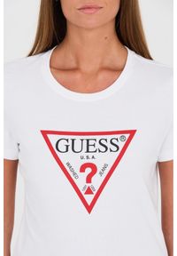 Guess - GUESS Biały t-shirt Original Tee. Kolor: biały. Materiał: bawełna #4