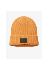 columbia - Czapka zimowa Columbia Lost Lager II Beanie - sunstone/outdoor original. Kolor: pomarańczowy. Sezon: zima