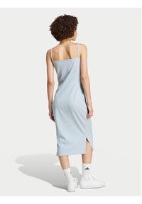Adidas - adidas Sukienka codzienna ALL SZN IY6728 Błękitny Slim Fit. Okazja: na co dzień. Kolor: niebieski. Materiał: bawełna. Typ sukienki: proste. Styl: casual #4