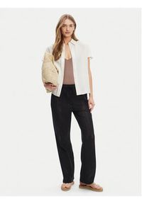 Roxy Spodnie materiałowe ERJX603437 Czarny Regular Fit. Kolor: czarny. Materiał: bawełna #5