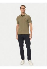 Aeronautica Militare Polo 261PO1914UP00403 Zielony Regular Fit. Typ kołnierza: polo. Kolor: zielony. Materiał: bawełna #2