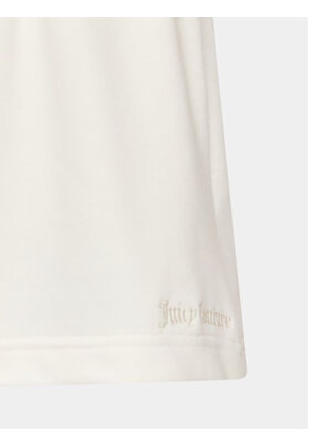 Juicy Couture Szorty sportowe JCLHS123517 Biały Regular Fit. Kolor: biały. Materiał: bawełna